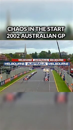 F1 Xposure on Instagram: "AUSTRALIA 2002 — TURN 1 CARNAGE 🇦🇺💥 The lights went out at Albert Park and chaos followed instantly. As the entire field charged into Turn 1, Rubens Barrichello was clipped and sent into a terrifying crash, his Ferrari flipping violently before slamming back onto the track. He somehow walked away, but the pack behind had no time to react. Ralf Schumacher’s Williams was launched into the air, flying across the circuit and straight into the traffic behind. Cars smashed