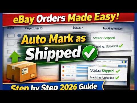 How to Upload Tracking on eBay | Automatic Mark as Shipped + Seller Tips 2026