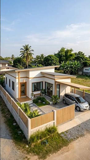แบบบ้านชั้นเดียวหน้าแคบ ทรงโมเดิร์นทันสมัย | ML_EP38 #บ้านชั้นเดียว #ptkmasterbuild