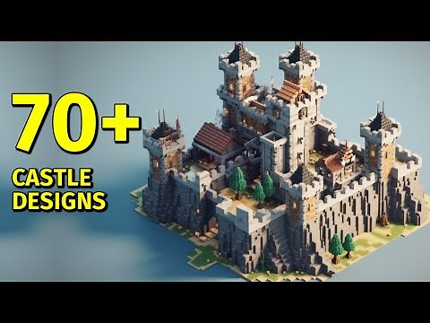 70+ Minecraft Castle Designs For Survival Minecraft
