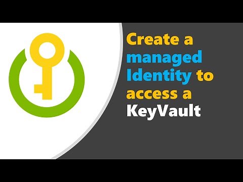 Create a managed identity to access a KeyVault
