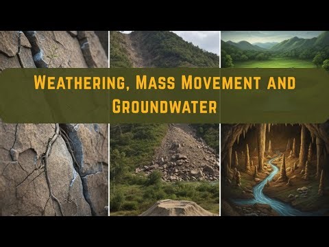 Weathering, Mass Movement, and Groundwater | CBSE, UPSC, and UGC NET preparation