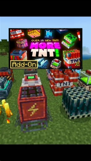 Minecraft TNT add on with 17 differed TNT #minecraftmodding #minecraft#gaming#minecraftmod#memes