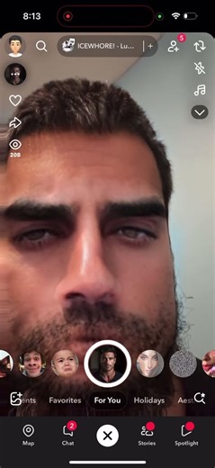 Cool filters from Snapchat, old age, etc