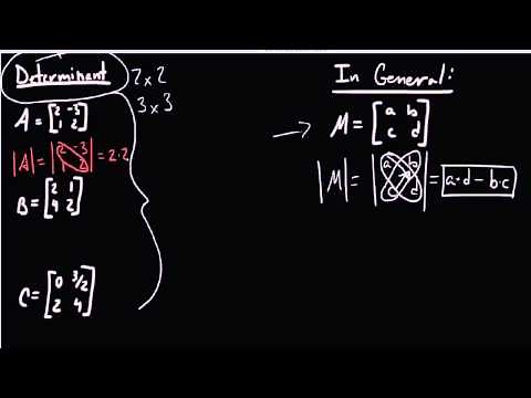 Determinant of a 2x2 Matrix