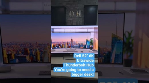 Dell 52 Thunderbolt Hub Monitor. U5226KW #iwork4dell | Michael O Hanian