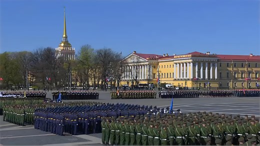 [歌词/解说全字幕]2024圣彼得堡卫国战争胜利纪念日阅兵