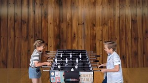 4 in 1 Multi Sports Game Table Combo Table- Pool Table/Air Hockey/Mini Table Tennis Table/Football Table with Folding Legs, 4 Ft