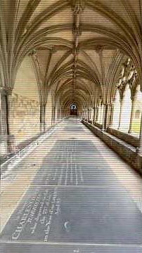 An infamous ghost photo was captured in 1990 by GCSE art student within Norwich Cathedral Cloisters!