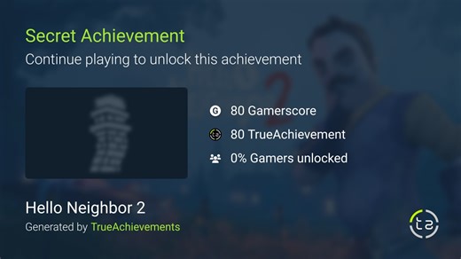 Climber achievement in Hello Neighbor 2