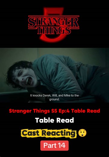 Table Read Stranger Things S5E4 #strangerthings #usa🇺🇸 #strangerthingsedit #elevenstrangerthings #strangerthings5