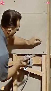 This is how drywallers used to work in the 1950s in the United States #amazing #didyouknow #fyp