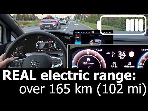 Volkswagen Golf eHybrid electric range: city, highway real-life mpkWh kWh/100 km Plug-In Hybrid PHEV