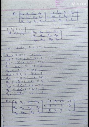 "Matrices" chapter 3 exercise 3.1 class 12 math #viral