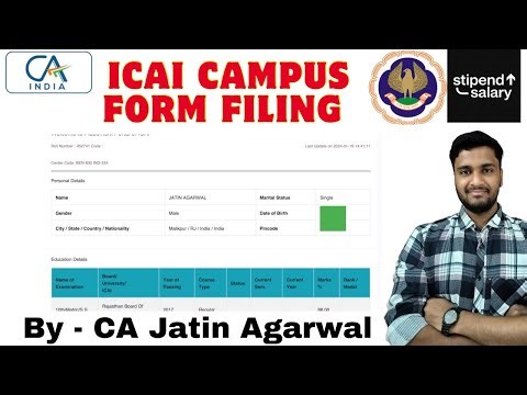 ICAI Campus form filing guidance for Sep- 25 CAs