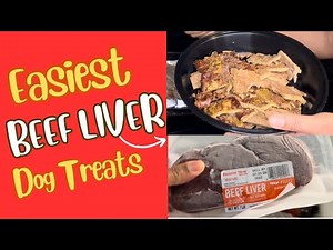 Easiest Beef Liver Dog Treats!