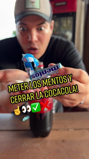 Trucos con Mentos: Meterlos en Coca Cola y Cerrarla | Danny Alzate