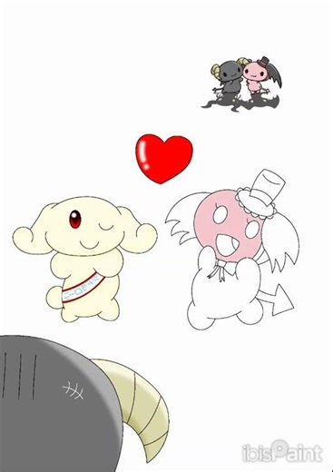 サンリオキャラクター大賞のシナモン漫画作ってみた #シナモン #シナモロール #エスプレッソ #ルロロマニック #ベリー #チェリー