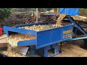 Paper Pulp OEM ODM Double Decks Wood Chips Vibration Screening Machine Screener