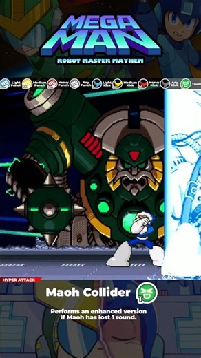 Maoh Super Moves - Mega Man: Robot Master Mayhem (RMM)