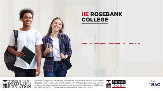 Application Fee Discount | Applications for 2026 are now open. Secure your spot with a 50% discount on your application fee when you apply early. Choose from our wide range of IIE-accredited qualifications, including Postgraduate qualifications, Degrees, Diplomas, and Higher Certificates. Apply now by following the link https://bit.ly/34zcbid. #IIERosebankCollege #2026Applications #BePartOfIIERosebankCollege #CareerReady #ApplyNow | Rosebank College