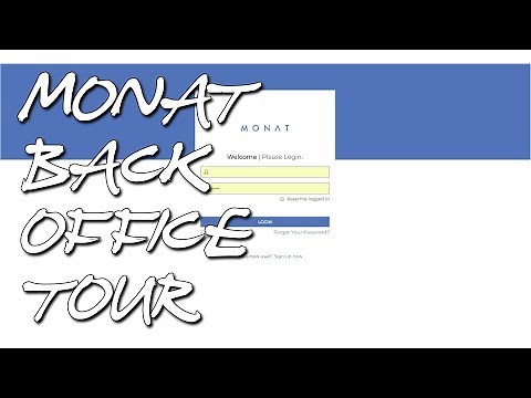 Monat Backoffice Tour - For Market Partners