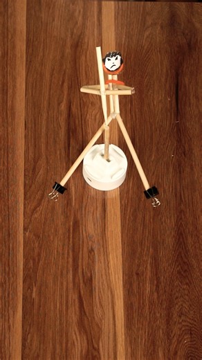 Animated wooden doll#shorts