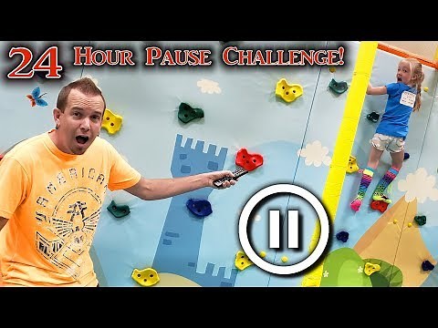 PAUSE CHALLENGE for 24 HOURS!!! Kids vs Parents!