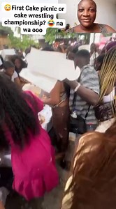 😳First Cake picnic or cake wrestling championship? 😂 na wa ooo | Irresistiblecake/funnyv