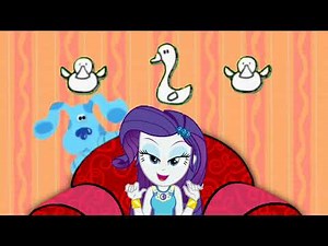 Blue's Clues and Rarity: Thinking Times (1x12 Blue Wants To Play a Game)