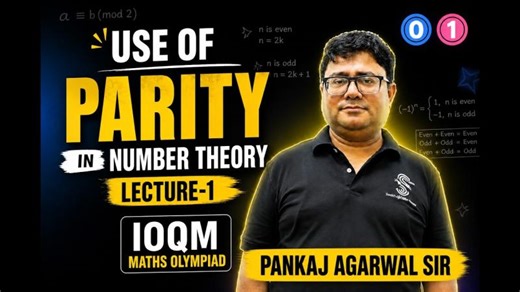 Use of Parity in Number Theory | Lecture 1 | IOQM Maths Olympiad Preparation | Subir Mandal