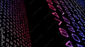 Numbers in motion captivating animation and moving textures in a digital backdrop. Visualizing numbers the art of creating dynamic patterns and textures with computer animation