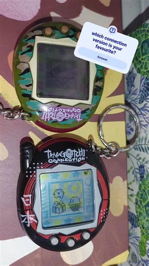 v2 and v3 connection visits #tamagotchi #tamagotchiconnection #v2 #v3 #retrogames