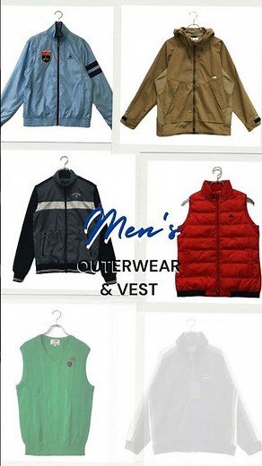中古ゴルフウェア通販サイト★ココゴルフ★メンズアウター&ベスト
