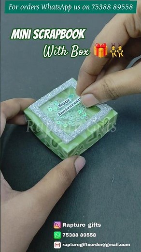 Mini Scrapbook Tutorial🎁👯‍♀️/ How to make Scrapbook using Single Sheet💫