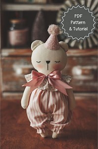Bear Sewing Pattern, Bear Template, Teddy Bear Pattern, Bear Sewing Pattern PDF, Stuffed Bear Pattern, Doll Sewing Tutorial, Doll Pattern - Etsy Australia