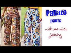 How to cut a pallazo pant with no side joining (DETAILED) Free pallazo pant cutting | Pallazo cuttin