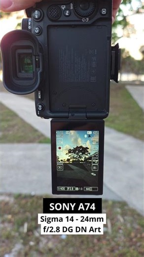 14 to 24mm and 24 to 70mm Combo. Same Scene with Focal Length Comparison