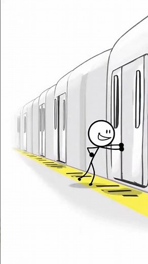 Stickman vs Subway Rush |😁🥸Train Pakdunga… Kabhi Toh! 🤕😂