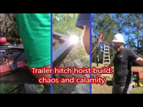 Trailer hitch mounted hoist build DIY - will it lift without failing?