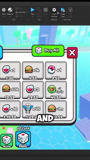 Create an RNG Game in Roblox Studio in Under 1 Minute