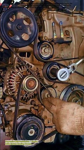 Serpentine Belt Installation | Engine Drive System Routing Process