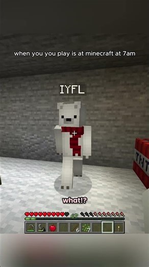 playing minecraft at 7am #minecraft #minecraftshorts #shorts