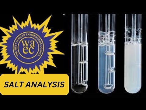 GCE WAEC Chemistry Salt Analysis Class 12 Practical profile: Part 1 - A Comprehensive Guide