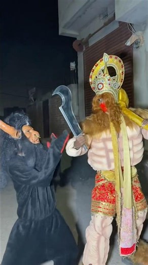 Bajrangbali 🚩Na 📿Bhoot ko Talvar 🗡️deya 😱 #bajrangdalsongs #hanumanjayanti #ram #hanumanji #ram