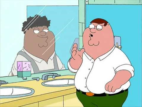 Peter Griffin says the N word!