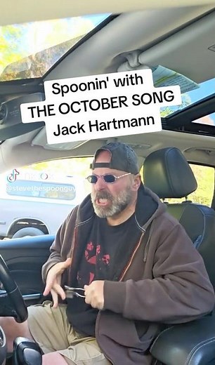 Man playing The October Song by Jack Hartmann on the Spoons.