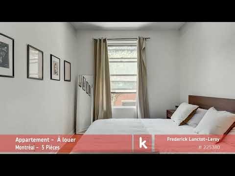 Appartement Montréal 2 613 $ mois À louer par Kangalou