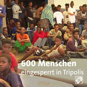 35.000 Flüchtlinge leben laut UN in libyschen Auffanglagern. Für die Menschen sind die Zustände schwer zu ertragen. Die Hygiene ist katastrophal, es gibt Berichte über Misshandlungen und Folter. | tagesschau