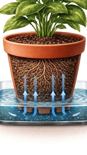 Why gardeners use bottom watering 🌱
